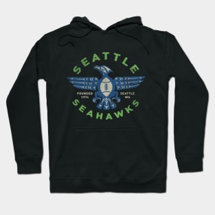 Native Seattle Seahawks by Buck Tee Originals Hoodie